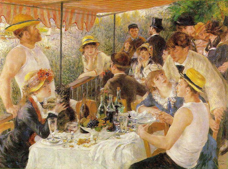 Pierre-Auguste Renoir Luncheon of the Boating Party,